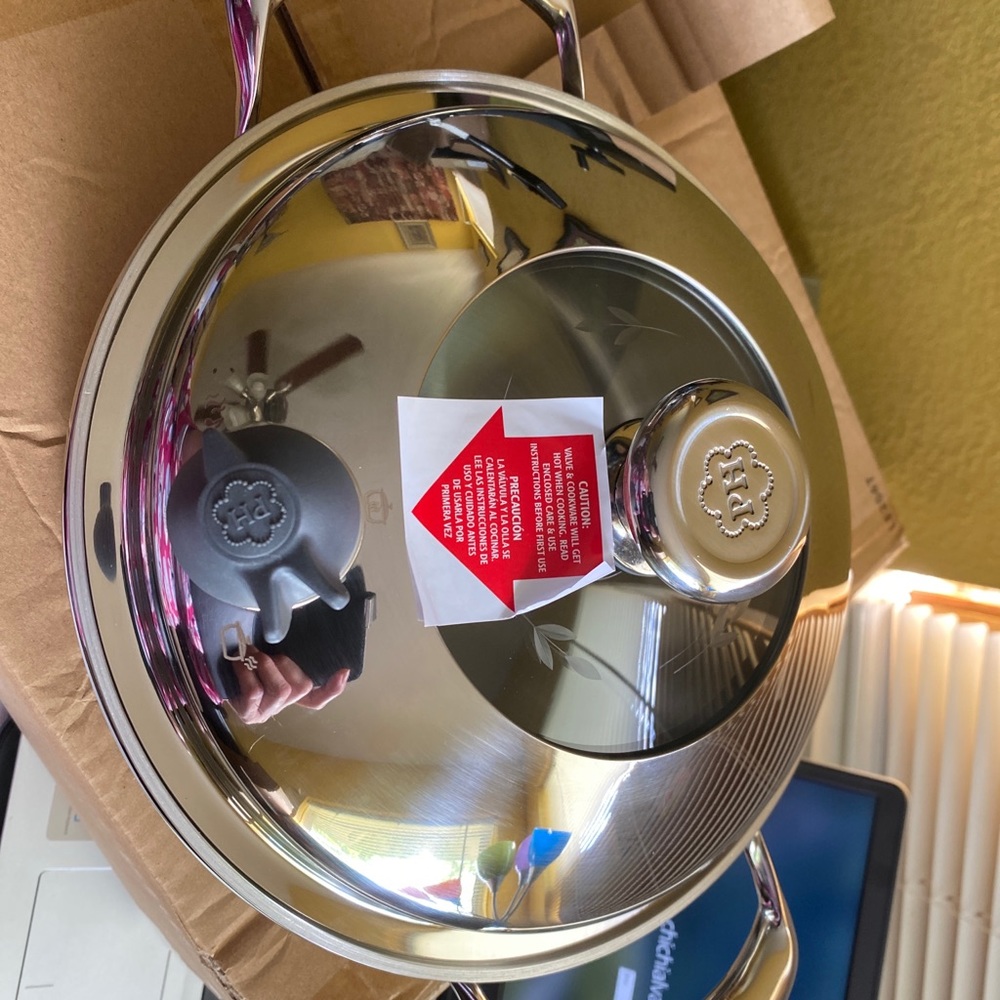 Vida sana cacerola 2.5 Q 5ply stainless steel